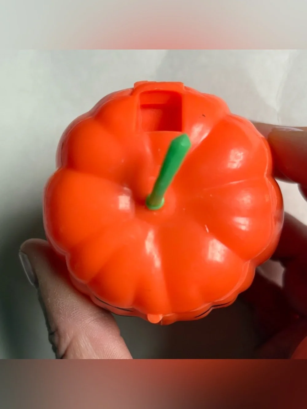 Vintage Fun World Halloween Jack-O-Lantern Pumpkin Pop Up Ghost Plastic Toy